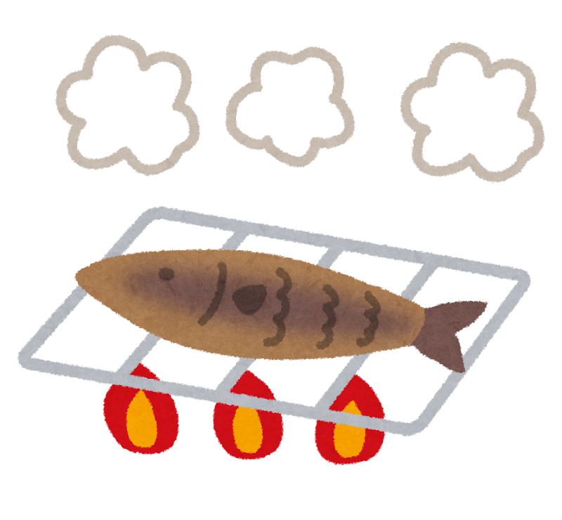 料理の 焼く のイラスト かわいいフリー素材集 いらすとや