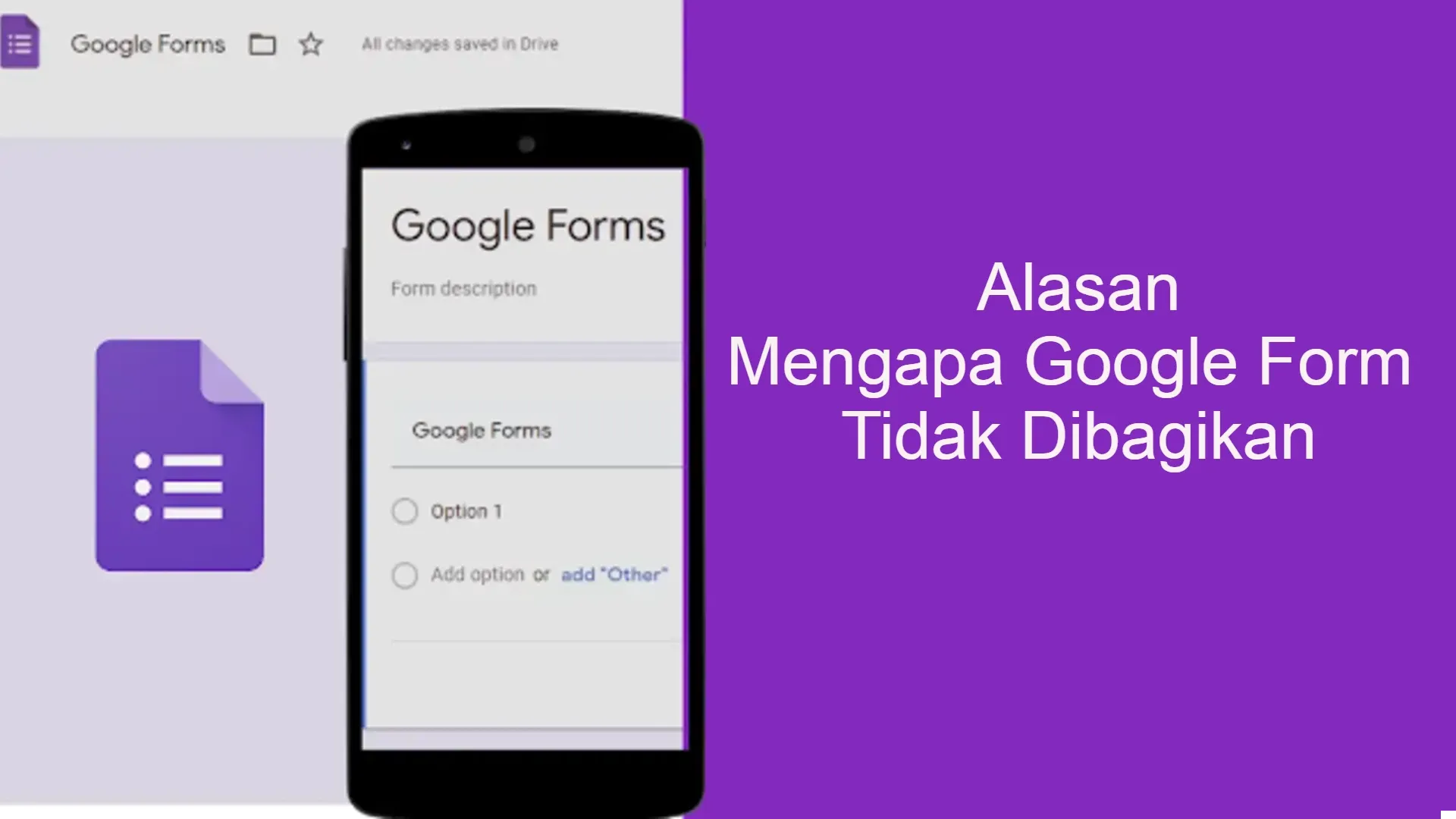 Mengapa Google Form Tidak Dibagikan