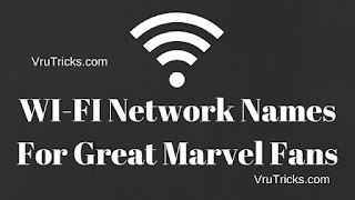 Best WI-FI Network Names For Great Marvel Fans
