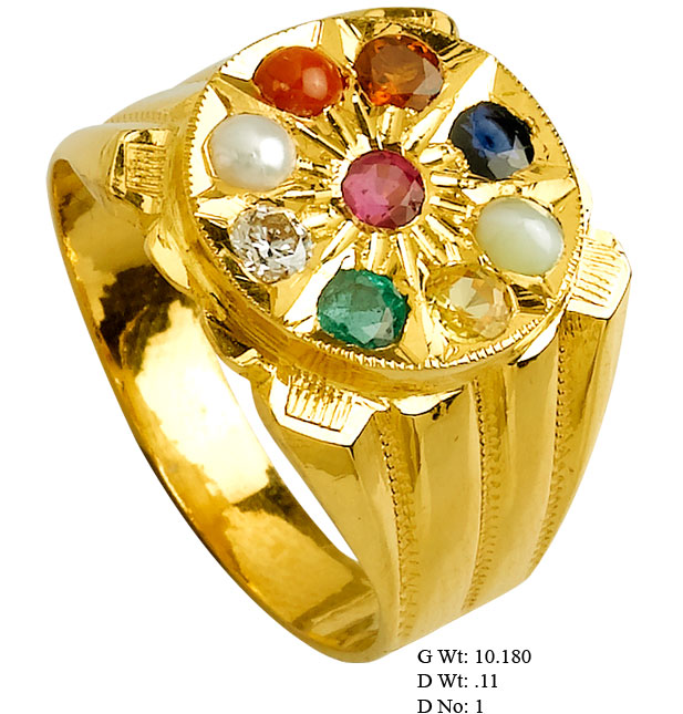 Navratan Ring (नवरत्न अंगूठी) | Buy Navratan Stone Ring