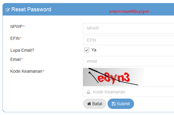 Lupa Password Pajak Online, Begini Cara Menggantinya 