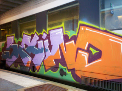 graffiti behind