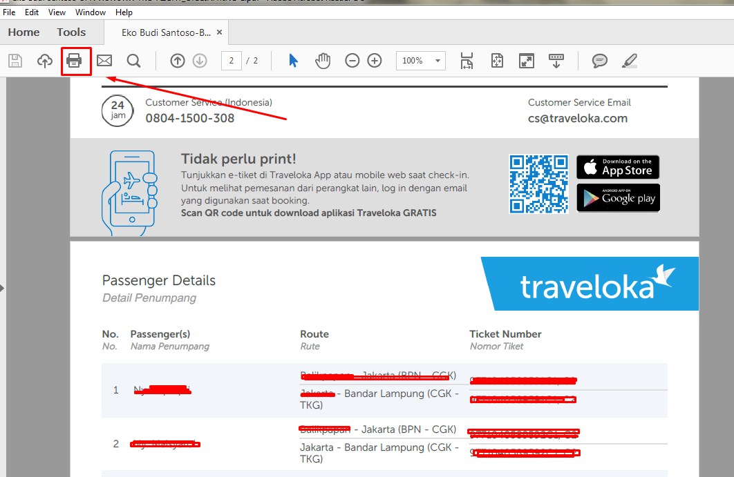 Contoh Invoice Tiket Pesawat - Contoh Oi