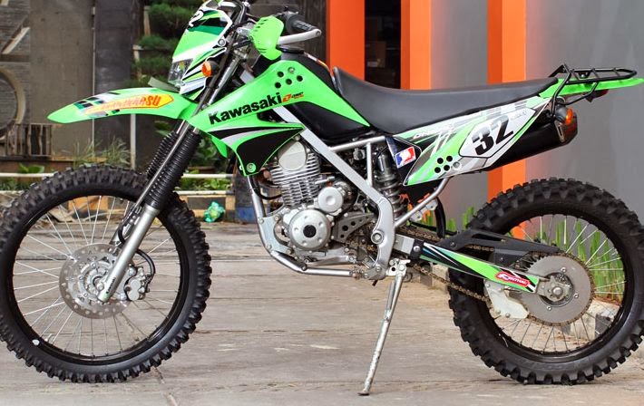 Melirik Enam Tampilan Garang Modifikasi Motor KLX 