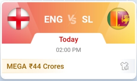 Dream11 Team Today | Eng vs Sl Today Match 26 oct 2023