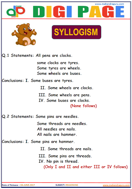 DP | SYLLOGISM | 3 - JUNE - 17 |