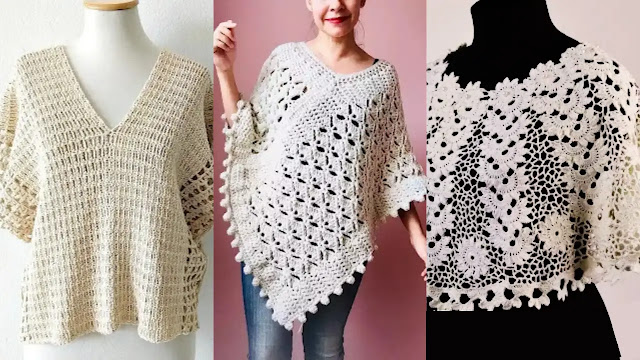 Ponchos a Crochet: Estilo, Comodidad y Versatilidad en una Prenda 🌷