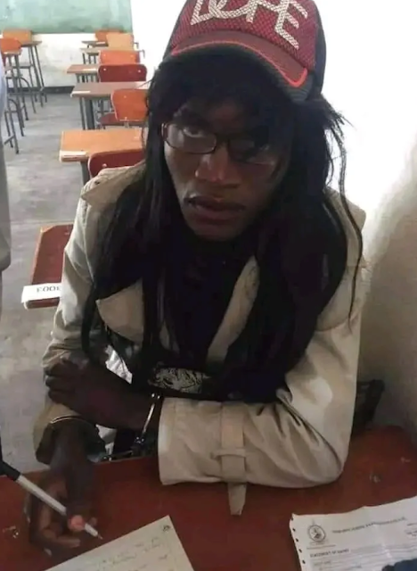 In order to write exams for his Level 200 girlfriend, a Level 400 man was arrested [See Photos]