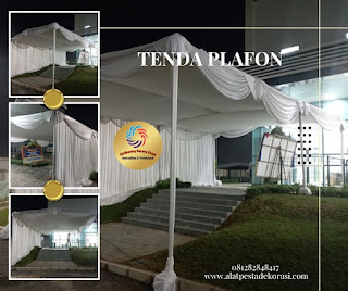 Menyewakan Tenda Konvensional Dekorasi Plafon Siap Pasang Di Jakarta
