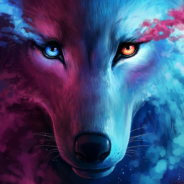 White Wolf Fantasy Art