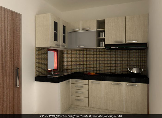 kitchen set minimalis dapur kecil