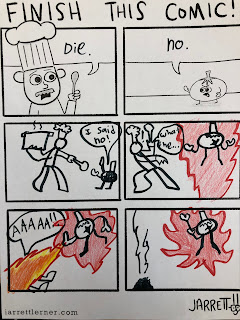 Student food comic example