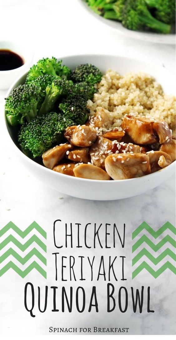 Chicken Teriyaki Quinoa Bowl