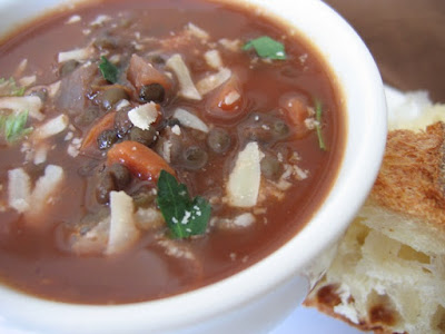 Italian recipes for lentil soup