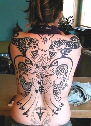 Tattoo Design On Hip
