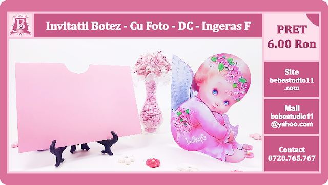 invitatii botez contur Ingeras