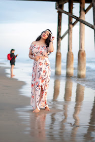 Floral two-piece dress