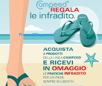 Logo Infradito omaggio con Compeed