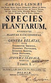 Carolus Linneaus,species Plantarum,Carolus Linneaus book