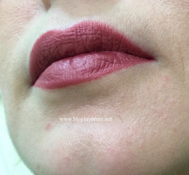 cecile kiss me matte mineral ruj 310 milk chocolate swatch 