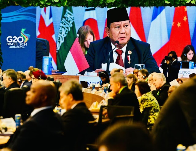 Presiden Prabowo Tegaskan Komitmen Indonesia Tanggulangi Kelaparan dan Kemiskinan di KTT G20