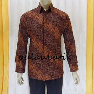 Foto Baju Batik Cowo Lengan Panjang