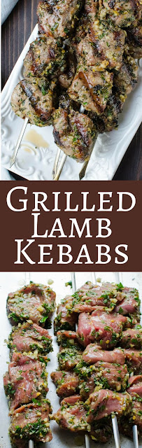 Grilled Herb-Crusted Lamb Kebabs