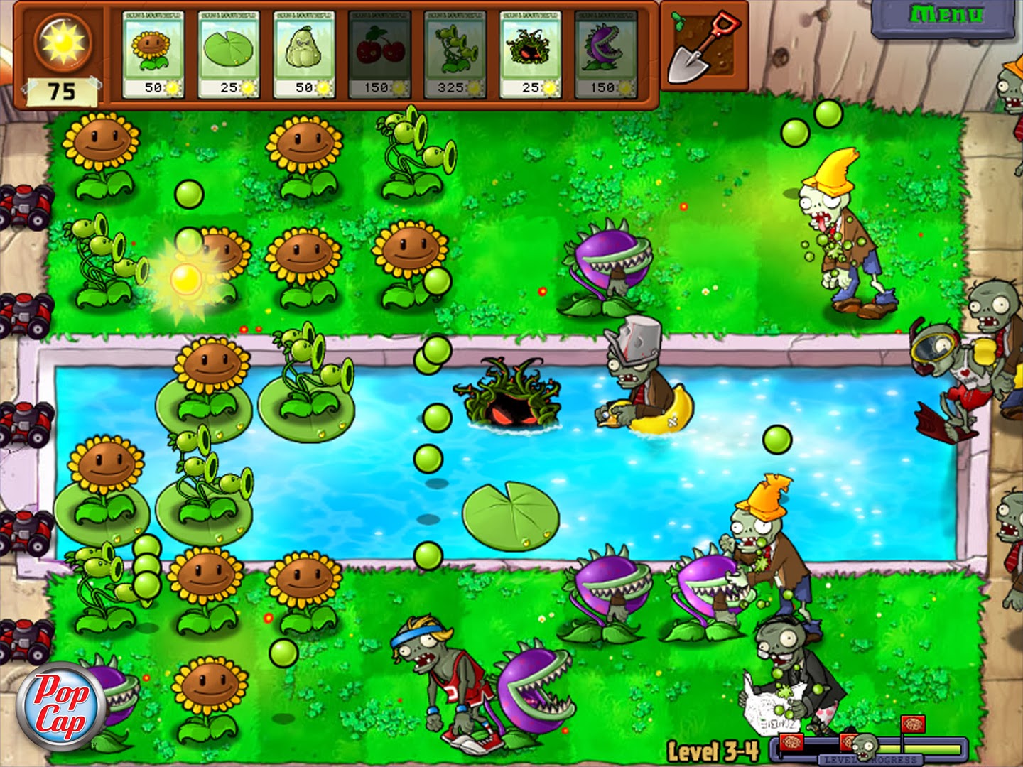 PLANTS VS ZOMBIES GAME