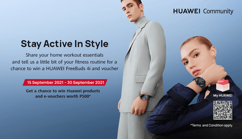 Huawei Stay Active in Style online contest