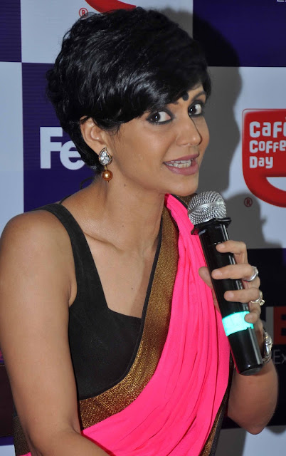 Actress Mandira Bedi Saree Photos at Launch FedEx Rakhi Offer 