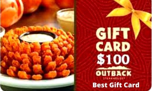 RZUSA - Outback $100 Gift Card