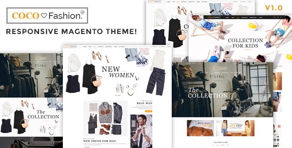 Coco Fashion Responsive Magento Theme 