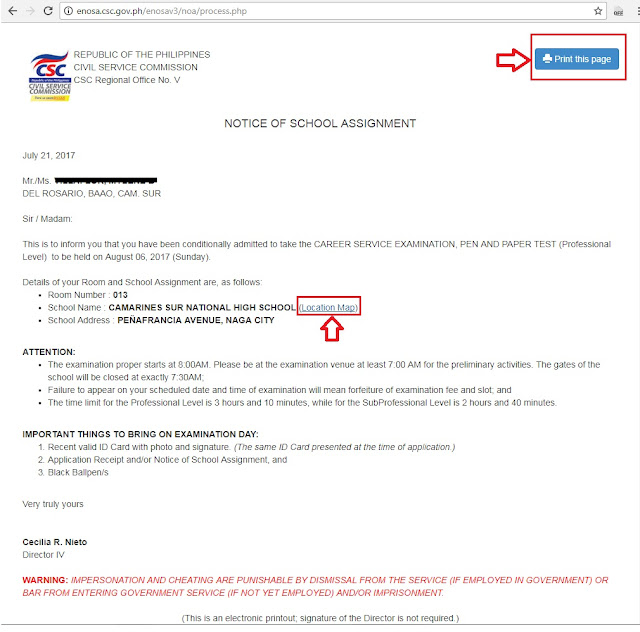 csc room assignment august 4 2019