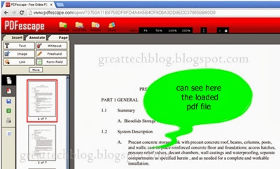 How to edit PDF files through online? - Great Tech Blog - www.greattechblog.blogspot.com