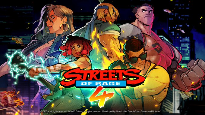 Streets of Rage 4 terá o Battle Mode e será lançado em 30 de abril