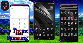 Download Black & White Theme for samsung Pie | Custom Oneui Theme Installer no Root