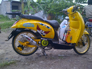 modifikasi motor scoopy terbaru