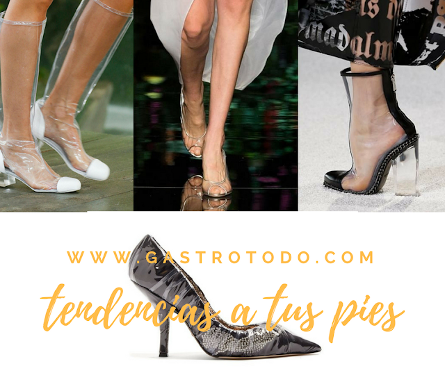 Dejar ver tus pies con estilo y transparencias.