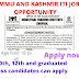 J&K ITI FRESH JOB REQUIREMENTS NOTIFICATION OUT, 10, 12TH & GRADUATION PASS CANDIDATES ARE ELIGIBLE