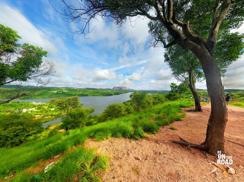 Lush green Manchinbele Dam Panorama