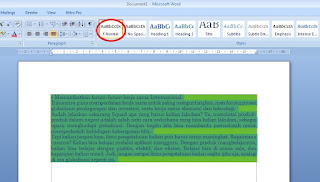 cara mudah copy paste artikel ke word