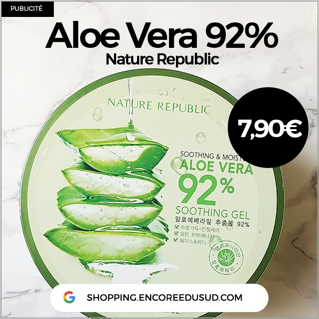  Aloe Vera 92% Nature Republic 300ml acheter