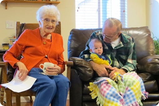 Grandma & Grandpa with Henry