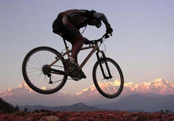 Mountain biking in Nepal