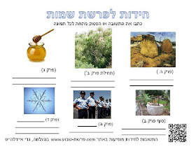 חידות לפרשת שמות לילדים