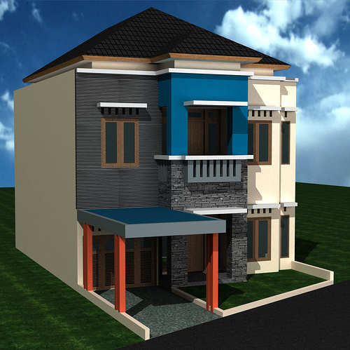 Model Rumah Minimalis 2 Lantai