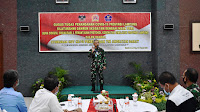 Danrem 043/Gatam Hadiri Acara Syukuran HUT ke 70 DISPENAD dilanjutkan  silaturahmi Dengan Insan Pers Provinsi Lampung