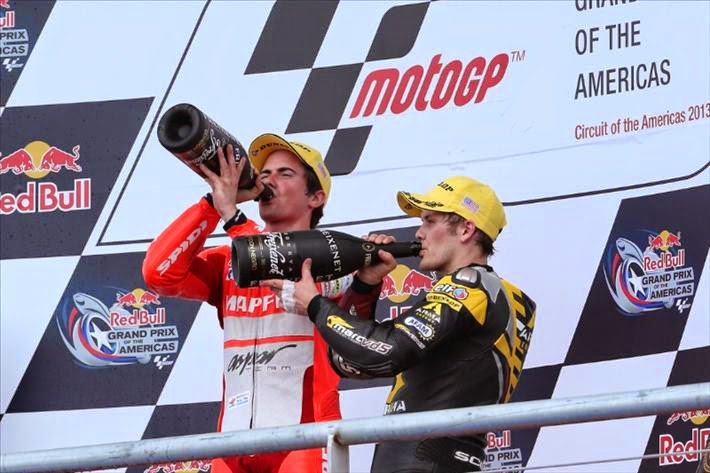 Podium Moto2 Austin 2013