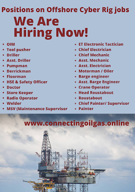 Positions on Offshore Cyber Rig jobs