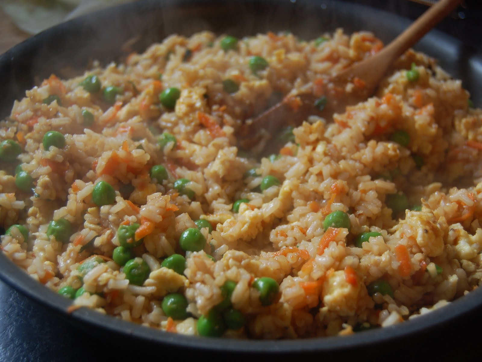 Photo Cooking Delicious Fried Rice Padang